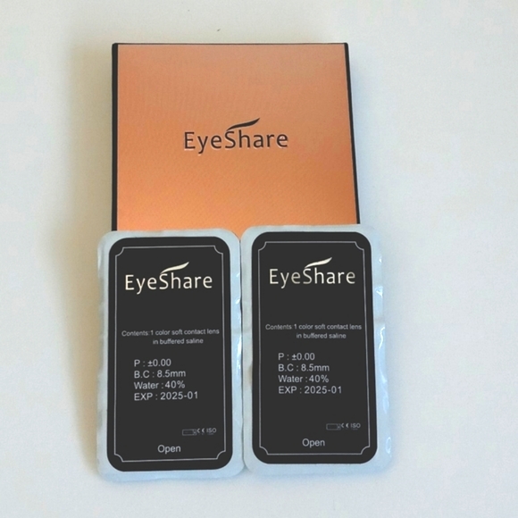 3 Tone Colored Lenses in "Brilliant Blue" Eye Makeup Blue Eyes - Picture 3 of 14